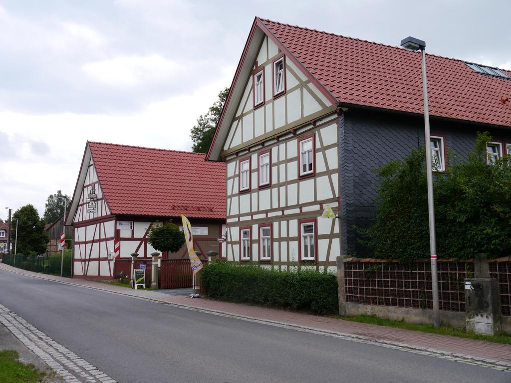 Cafe Im Hof- Bed & Breakfast Streufdorf 外观 照片